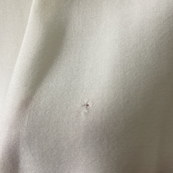 Cream three quarter sleeve open v-neck tunic size large - Picture 11 of 11